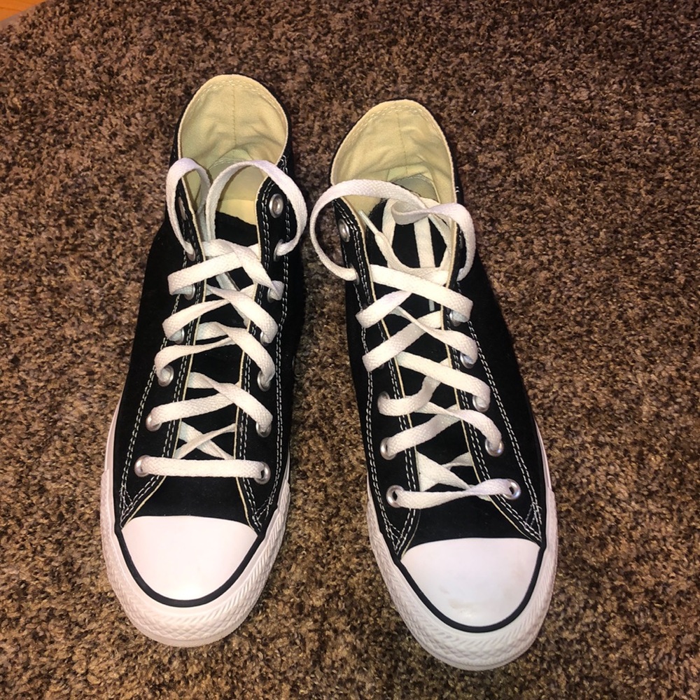 black high top converse